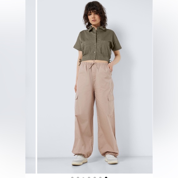 Noisy may Pants - NEW 💫💫💫 Noisy may Women's Wide Leg Pants in Tan